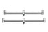 SS - Fixed 3 Rod Buzz Bar - Pair