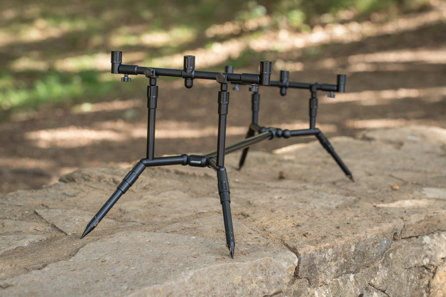 Summit x Lidsters Exclusive Carp Fishing Rod Pod – Premium All-Aluminium Adjustable Pod for 3 Rods