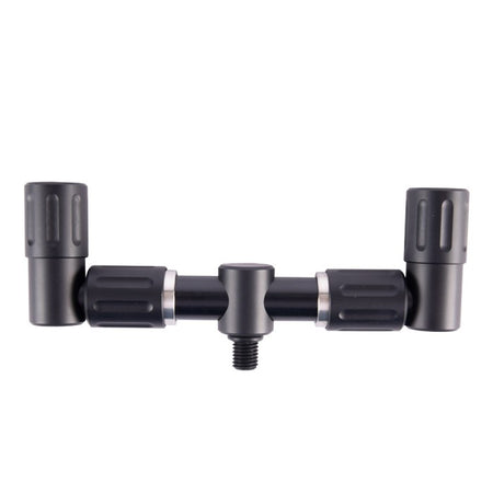 Angling Direct Exclusive- Summit Tackle Premier Aluminium 2 Rod Adjustable Buzz Bar - Rear