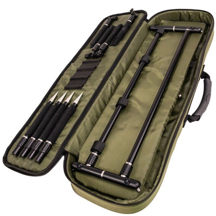 Angling Direct Exclusive- Summit Tackle Premier Aluminium Adjustable Rod Pod Kit